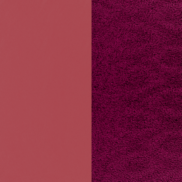 CUIR - MANCHETTES, AMARYLLIS ROSE / FUCHSIA EXOTIQUE- 25mm