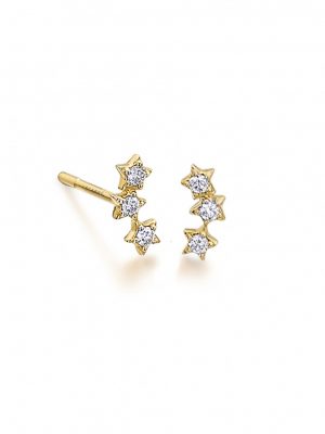 LE CARRE BO Or Jaune 18ct diamants blanc