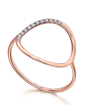 Bague or diamant 0.07 ct