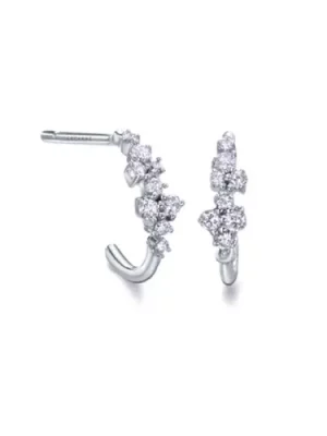 LE CARRE BO Or Blanc 18ct diamants blanc