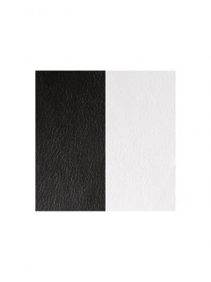 Cuir Les Georgettes Modèle 8mm Noir/Blanc
