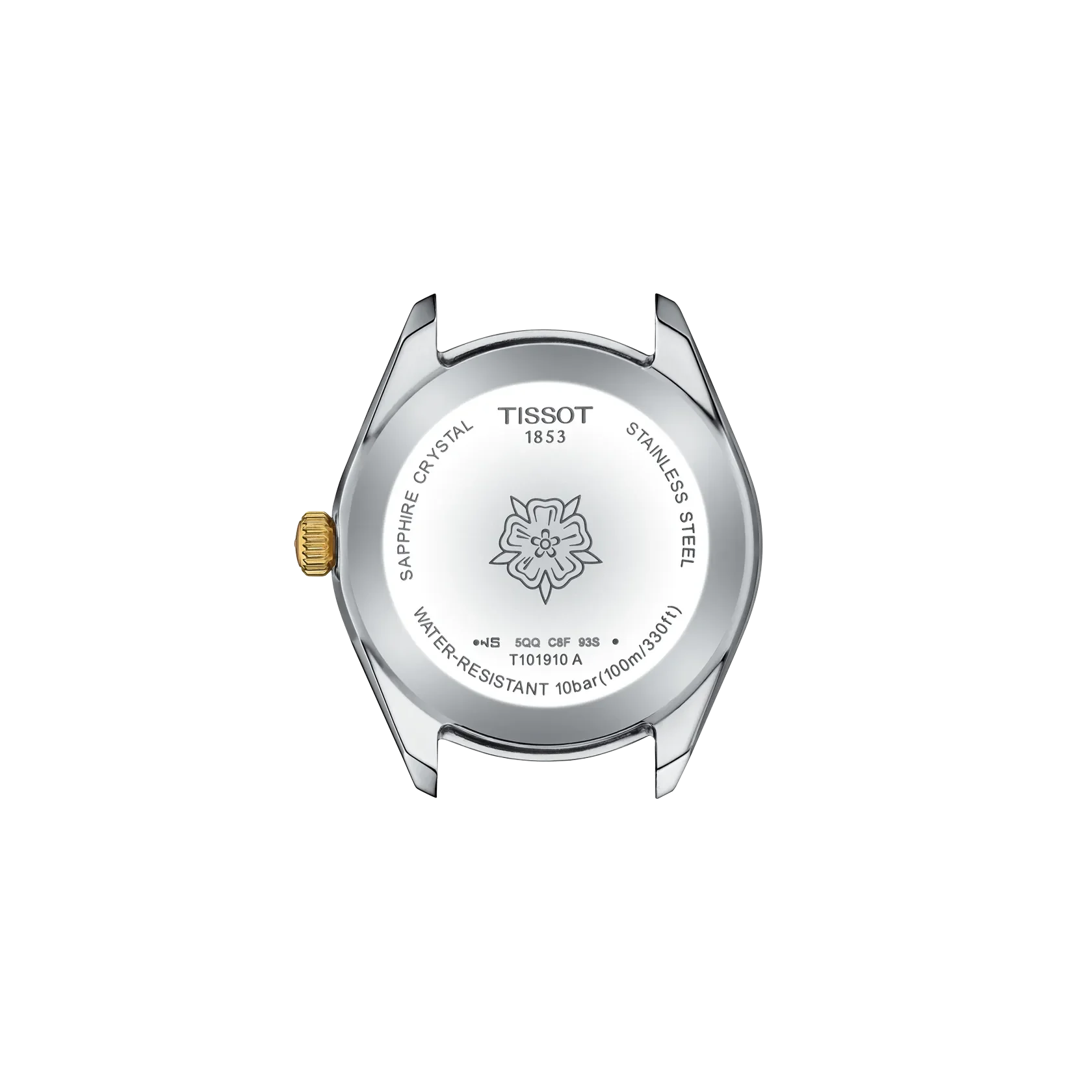Tissot PR 100 Sport Chic - Bicolore Doré et Nacre – Image 2