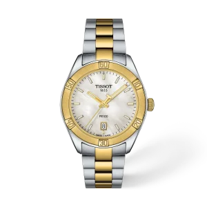 Tissot PR 100 Sport Chic - Bicolore Doré et Nacre