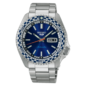 Seiko 5 Automatique 3 Aiguilles Blue retro