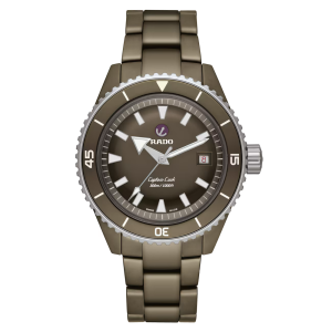 Rado Captain Cook High-Tech Ceramic Diver Marron