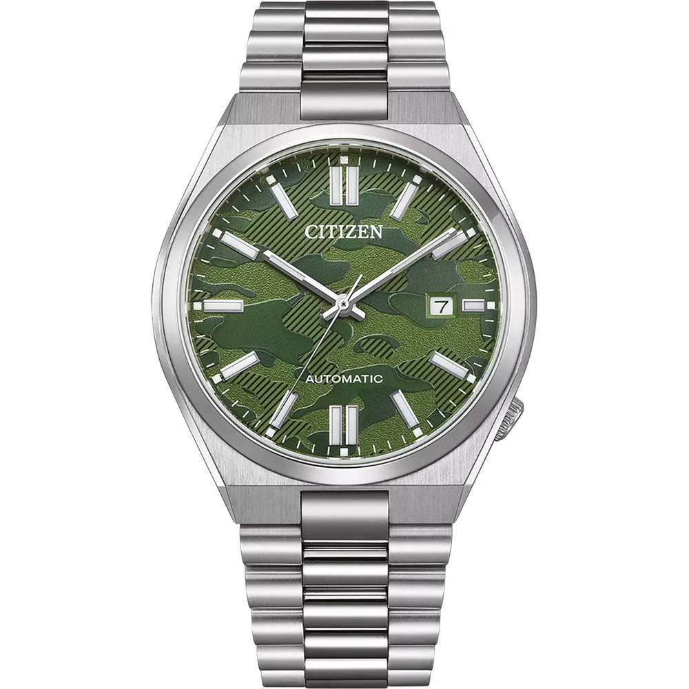 Montre Citizen Tsuyosa acier vert camouflage