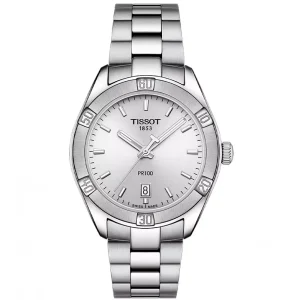 issot PR 100 Sport Chic - Acier et Cadran Argenté