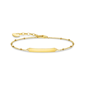 Bracelet classique dots or