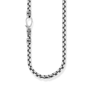 Chaîne liens argent croix épaisseur 5,00 mm , longueur 55 xm.