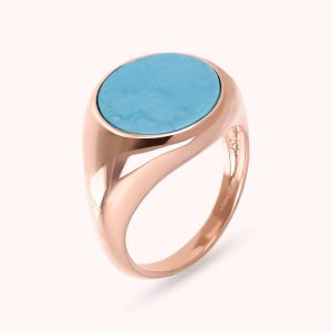 BAGUE BRONZE AVEC PIERRE