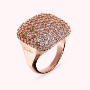 BAGUE BRONZE AVEC PIERRE