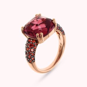 BAGUE BRONZE AVEC PIERRE