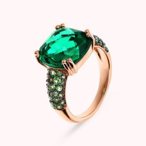 BAGUE BRONZE AVEC PIERRE