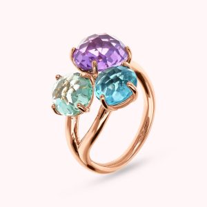 BAGUE BRONZE AVEC PIERRE