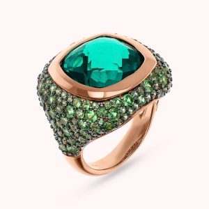 BAGUE BRONZE AVEC PIERRE