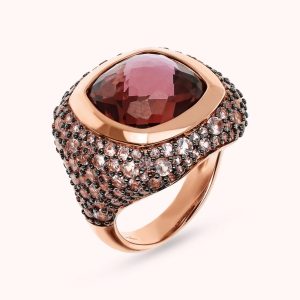 BAGUE BRONZE AVEC PIERRE