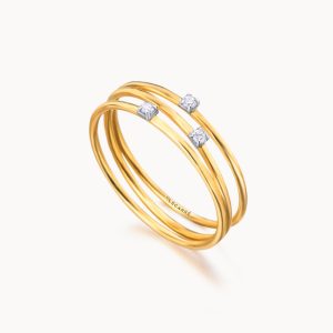 Bague en or et diamants Lio