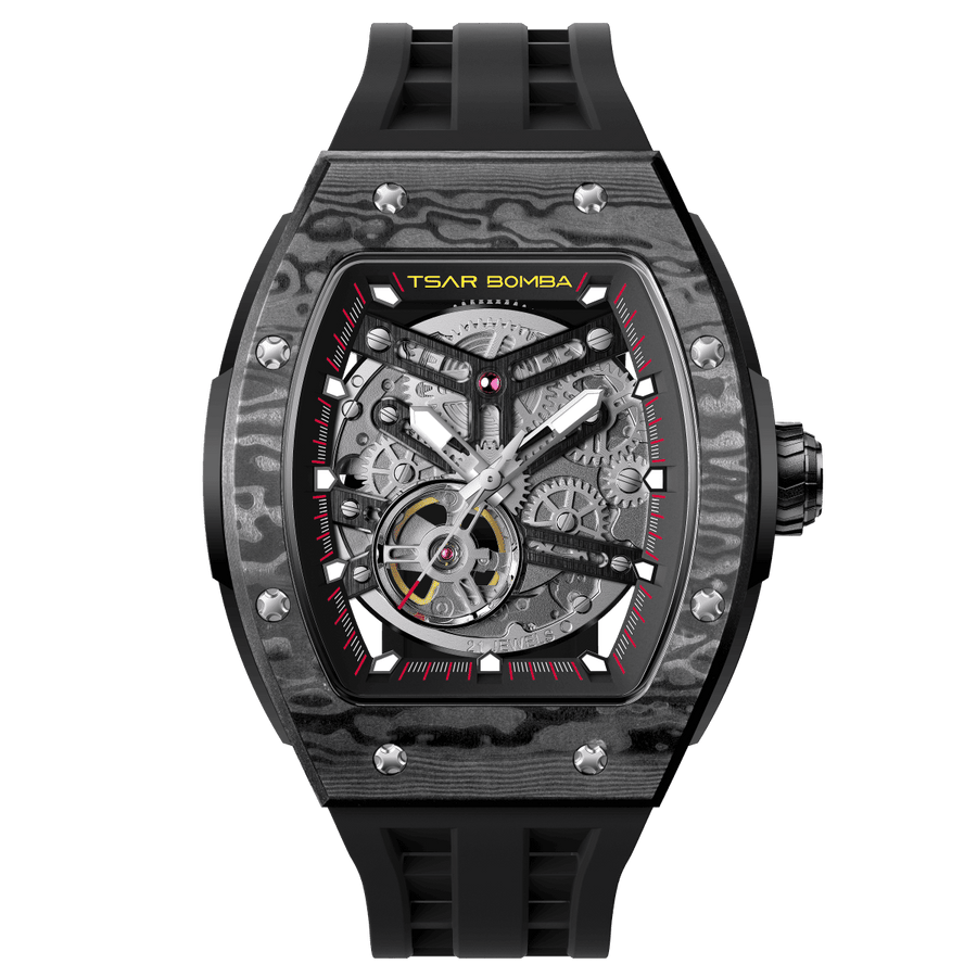 Tsar Bomba Elemental - Montre Automatique en Fibre de Carbone TB8228CF – Image 3