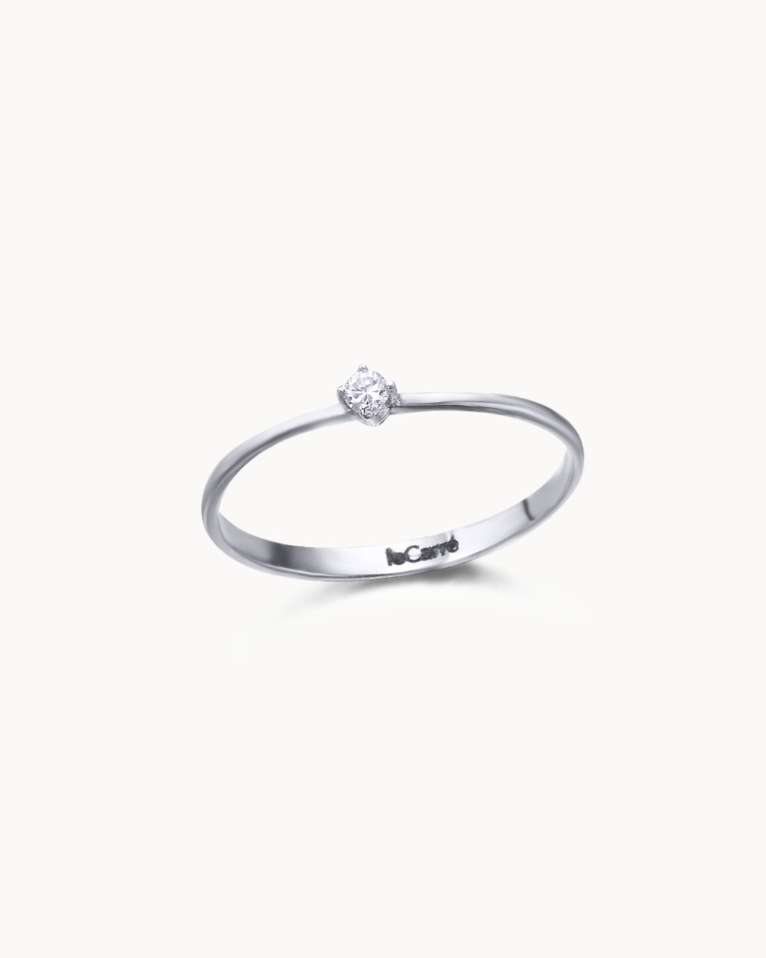 LeCarré Bague en or blanc et diamants
