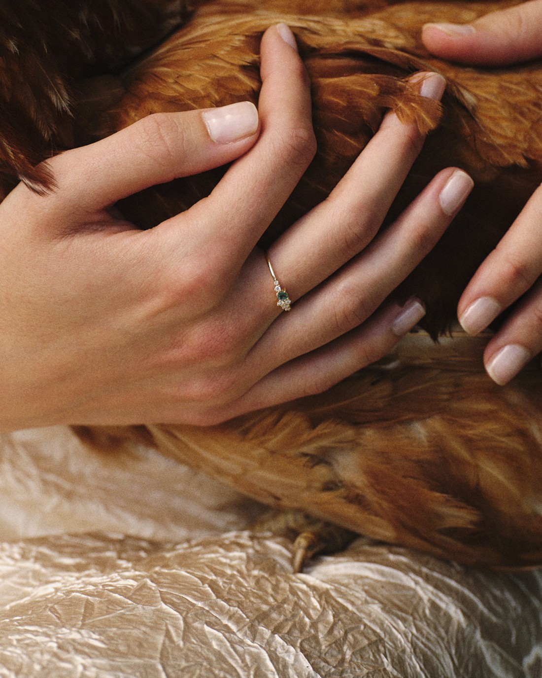LeCarré Bague Go Green Émeraude et Diamant – Image 3
