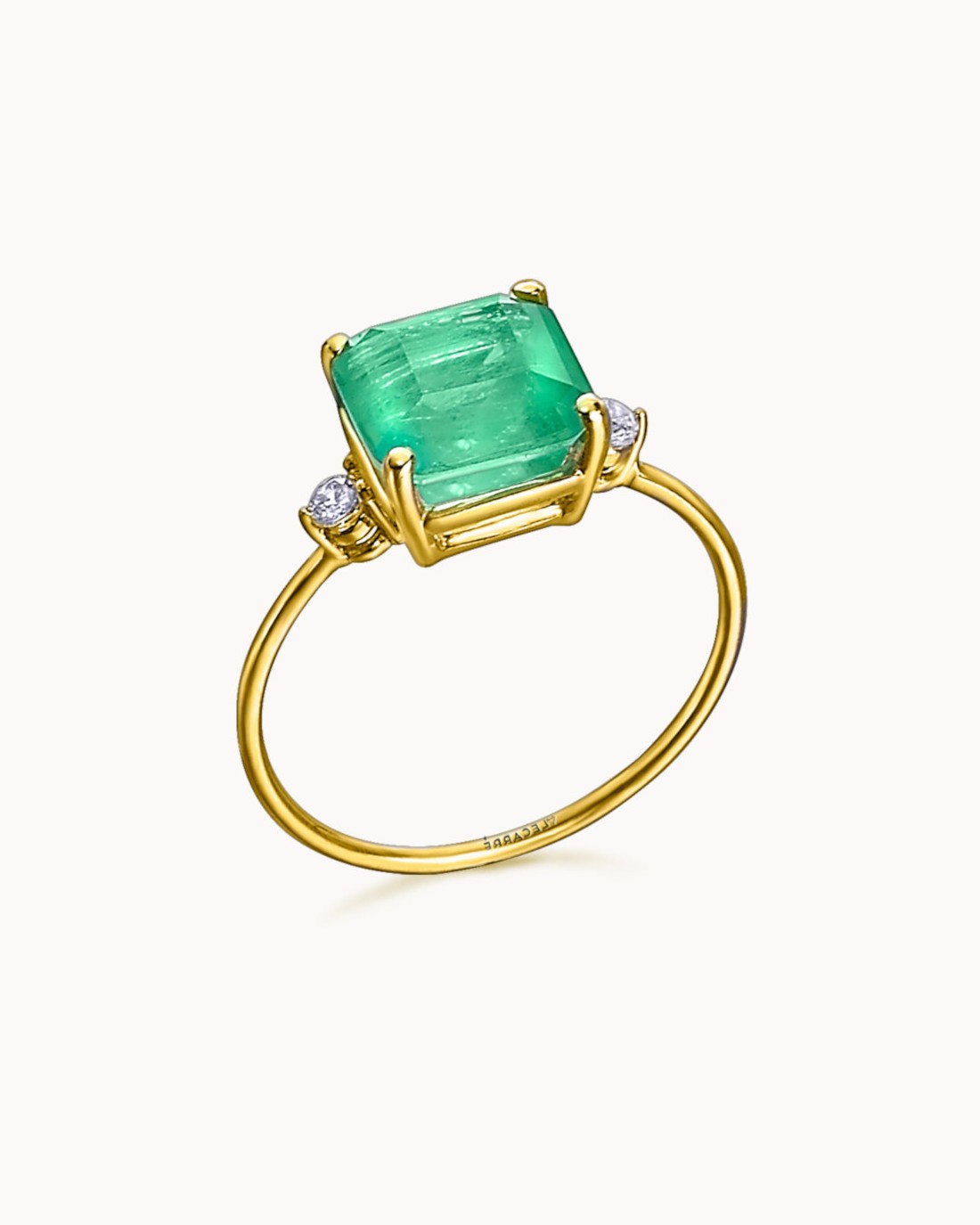 LeCarré Bague Green Love