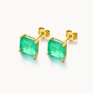 LeCarré Boucles d'oreilles Green Love