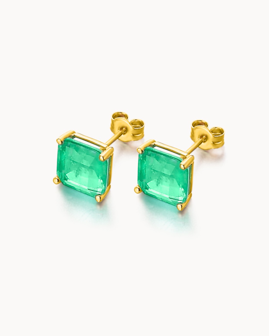 LeCarré Boucles d'oreilles Green Love