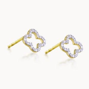 LeCarré Boucles d'oreilles Cartuja en or et diamants